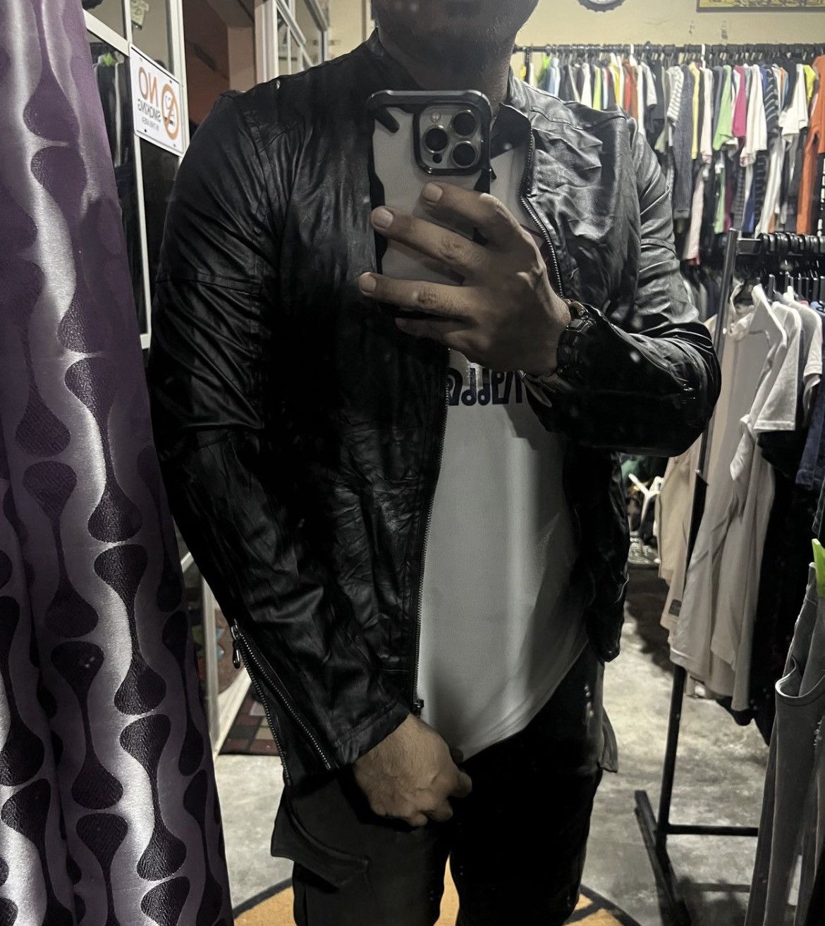 In The Attic 🔥In The Attic Synthetic Leather Jacket Size US S / EU 44-46 / 1 - 11 Thumbnail