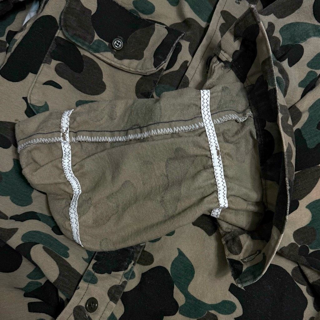 Vintage Vintage Five Brothers Chamois Flannel Frogskin Duck Hunting Camo Custom Sleeves Sz M Size US M / EU 48-50 / 2 - 5 Thumbnail