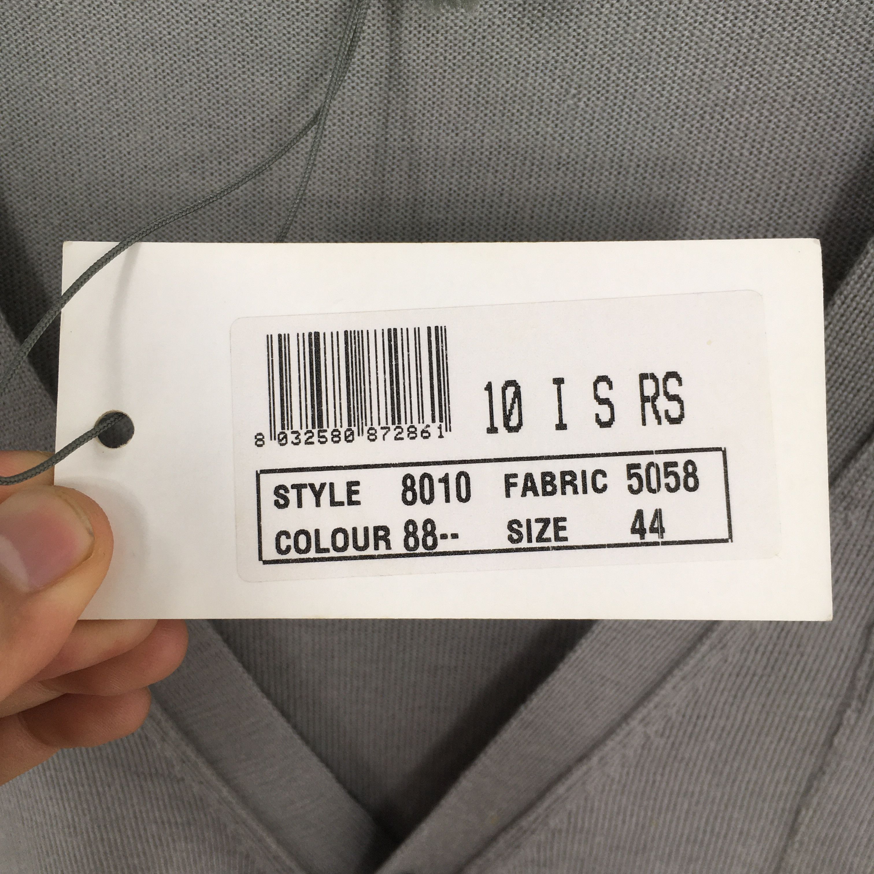 Designer × Raf Simons Vintage Raf Simons Cardigan Italy Gray Lana Sweater Small Size S / US 4 / IT 40 - 7 Thumbnail