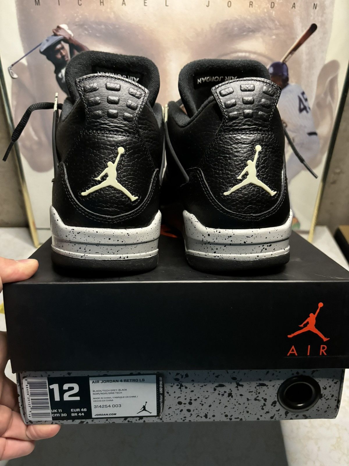 Jordan Brand Air Jordan 4 Retro oreo Size US 12 / EU 45 - 7 Thumbnail