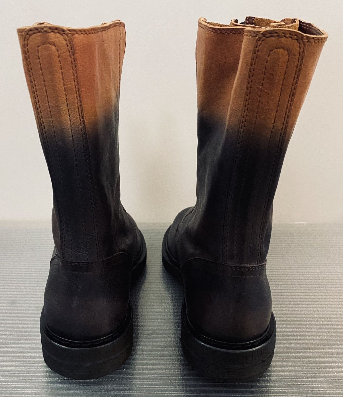 Ann Demeulemeester Ann Demeulemeester 🇮🇹 cognac/blk degrade dayzero boots 11 NEW Size US 11 / EU 44 - 8 Thumbnail