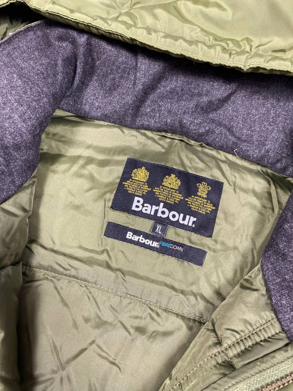 Barbour Men`s Barbour Retail Fairford Fibre Down Green Parka Jacket Size US XL / EU 56 / 4 - 9 Thumbnail