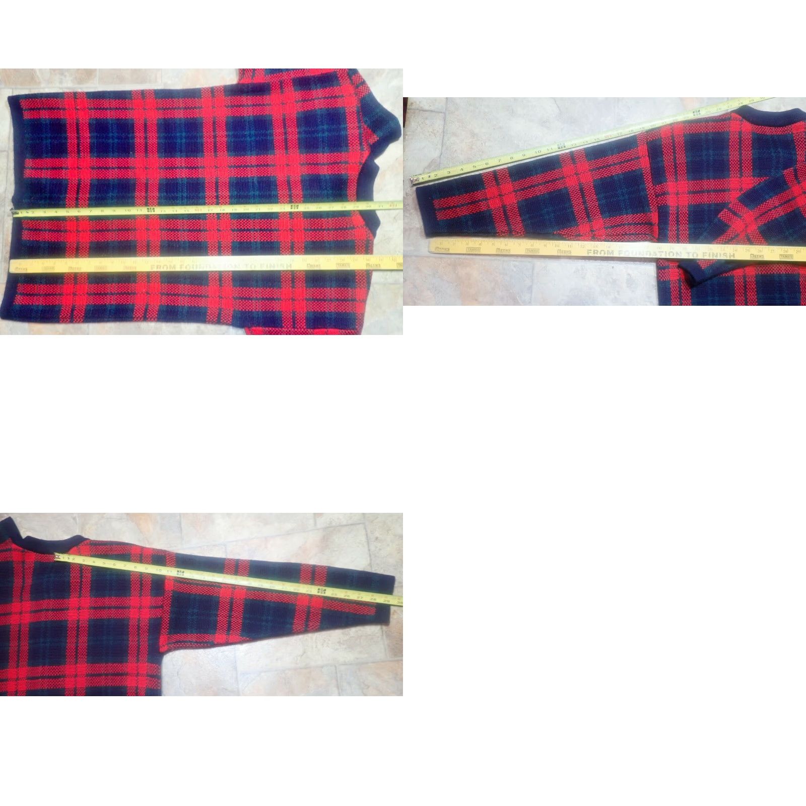 Vintage VINTAGE Island Craft Women's Plaid Cardigan Sweater Wool Acrylic Scotland 90s Casual Womens Medium Size M / US 6-8 / IT 42-44 - 8 Thumbnail