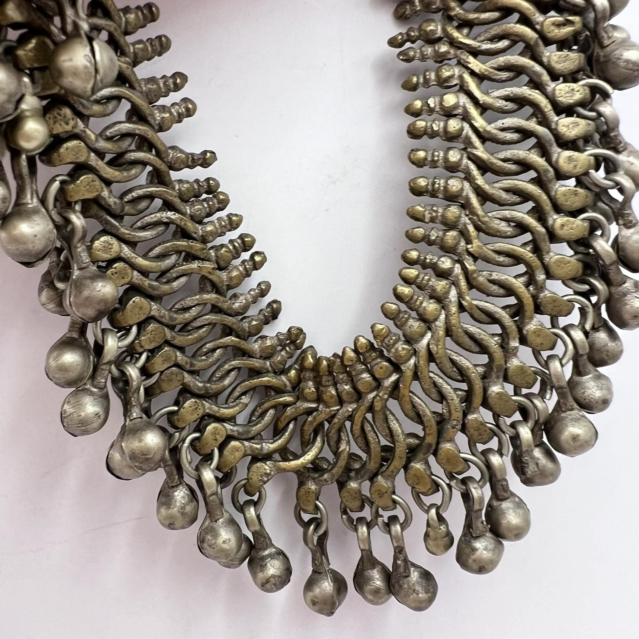 Vintage Antique Bedouin Yemen Ankle Bracelet Belly Dance Bell Size ONE SIZE - 3 Thumbnail