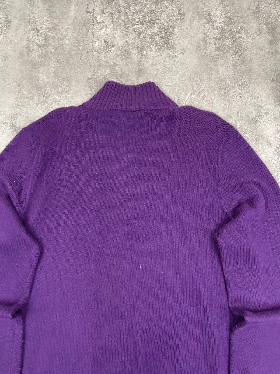 Polo Ralph Lauren Polo Ralph Lauren Men Vintage Knit Sweater Purple Size US L / EU 52-54 / 3 - 8 Thumbnail