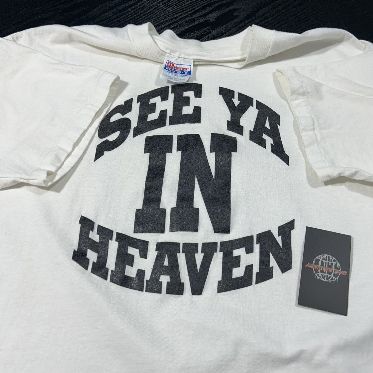 Hanes × Vintage SEE YA IN HEAVEN VINTAGE SHIRT 90’s HANES Size US XL / EU 56 / 4 - 4 Thumbnail