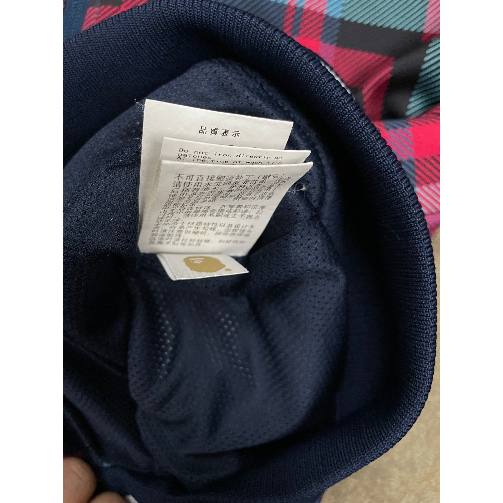 Bape Bape Zip Up Plaid Used XL Size US XL / EU 56 / 4 - 6 Thumbnail