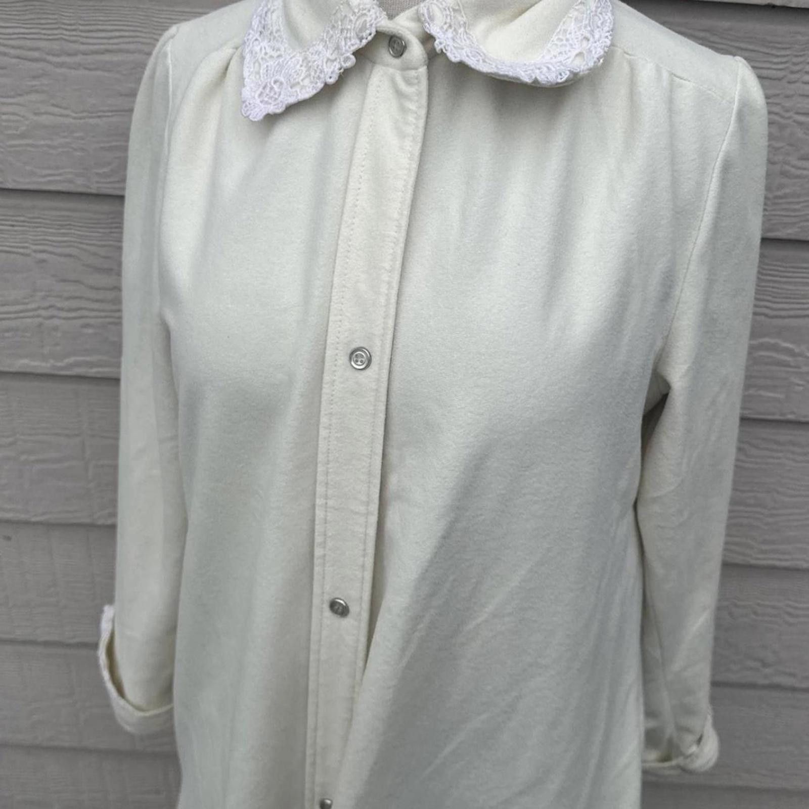 Other White vintage 1950s dress with a relaxed fit dress Size ONE SIZE - 1 Thumbnail