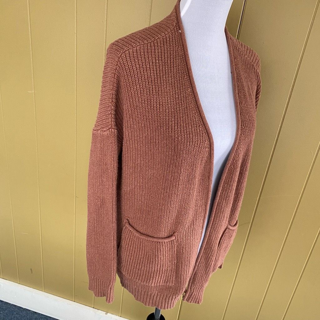 Other Universal thread women S open front cardigan w/pockets clay Size S / US 4 / IT 40 - 3 Thumbnail