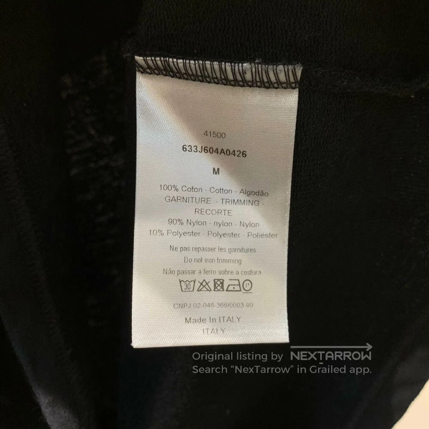 Dior dior black short sleeve t-shirt with patches. Size US M / EU 48-50 / 2 - 8 Thumbnail