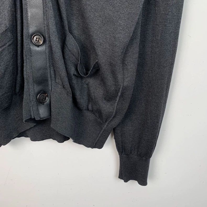 Dior Dior Black and gray logo mulberry silk cardigan jacket 2501 Size US S / EU 44-46 / 1 - 4 Thumbnail