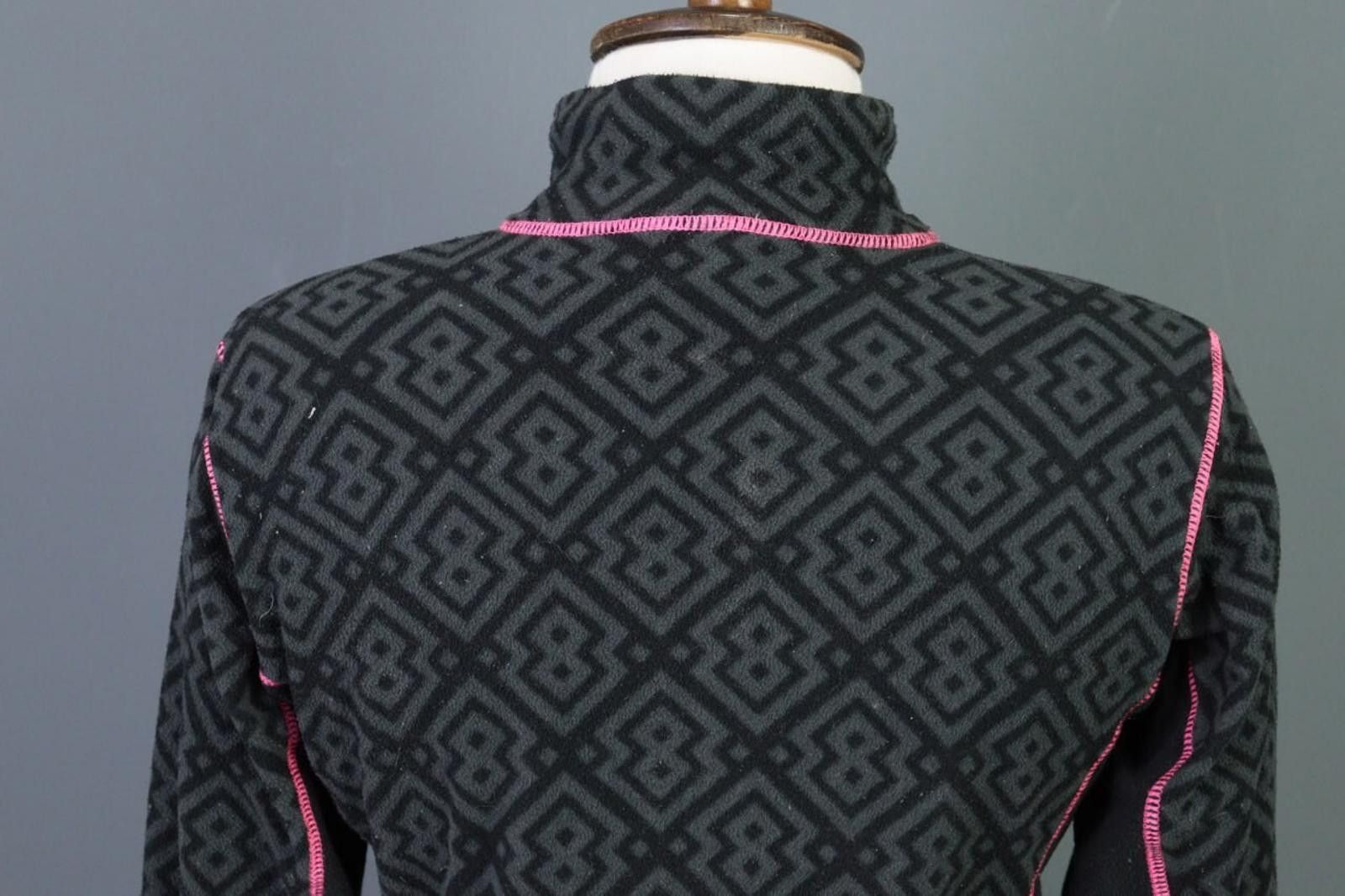 Designer Kari Traa Gray Geoimetric Fair Isle Jacket Size M Size M / US 6-8 / IT 42-44 - 12 Thumbnail
