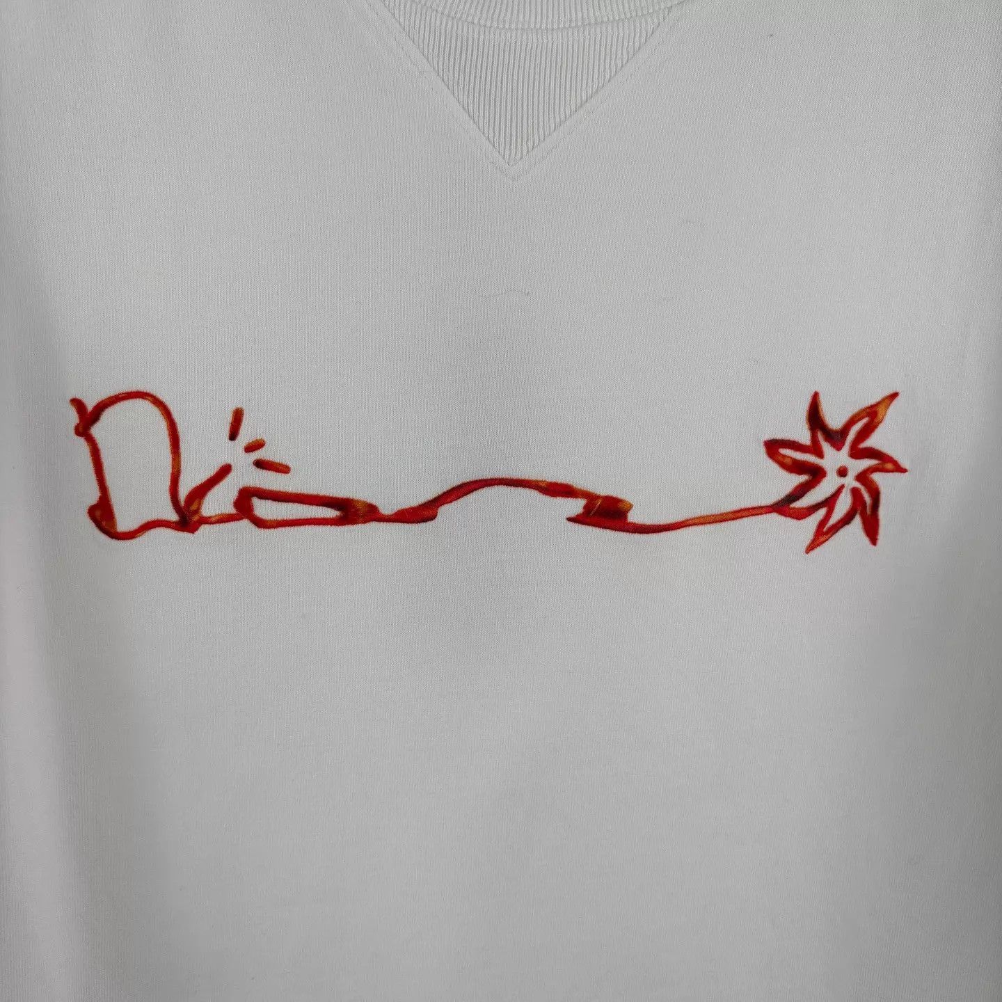 Dior Dior White Red Logo Embroidered SS T-Shirt S Size US S / EU 44-46 / 1 - 4 Thumbnail