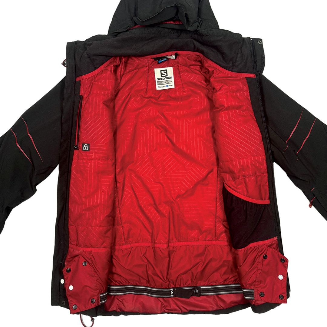 Salomon Salomon - Down Fill Shell Jacket - Dark Green/Black/Red - M Size US M / EU 48-50 / 2 - 2 Thumbnail
