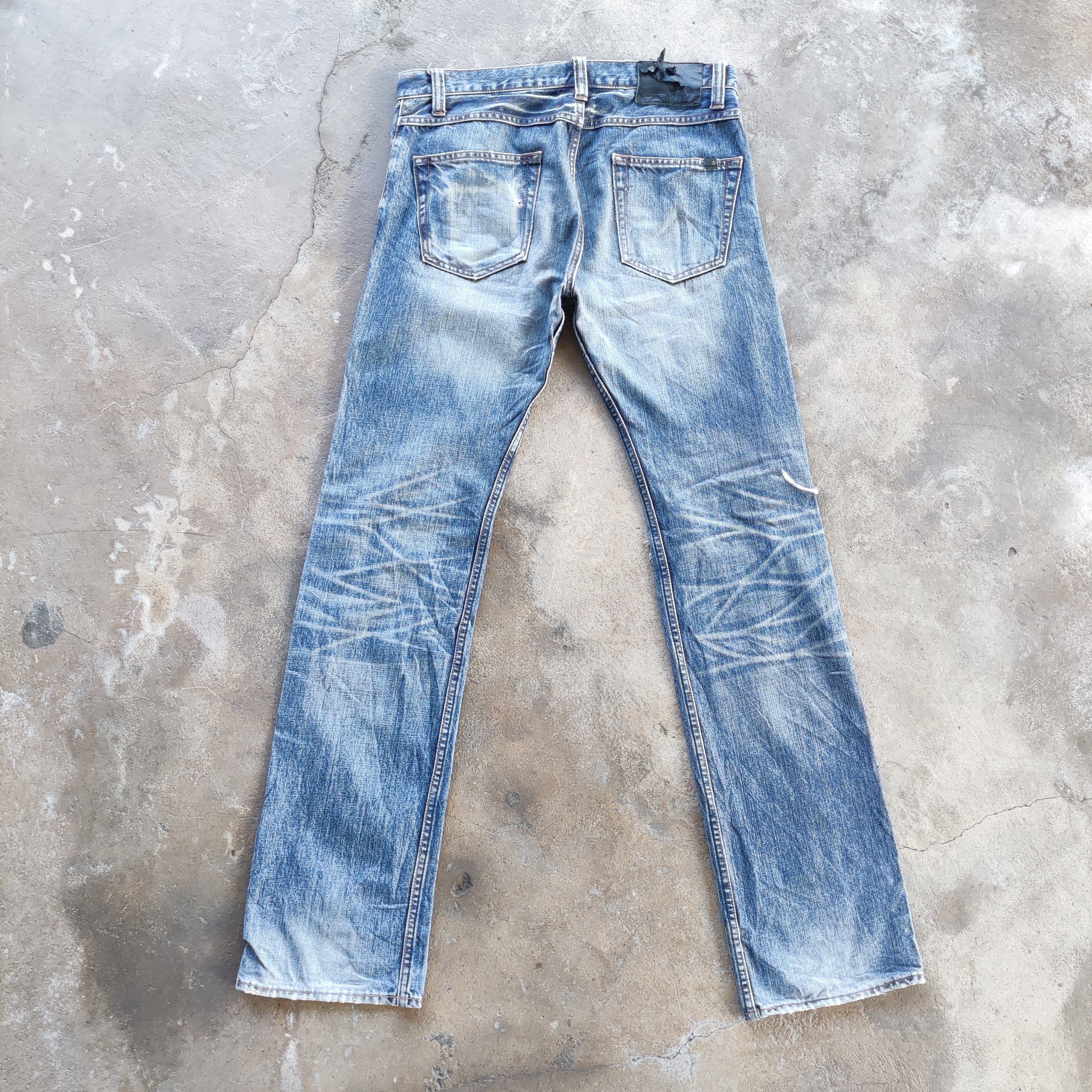 Japanese Brand Vintage Japanese Brand Jeans Distressed Faded Pants Size US 35 - 9 Thumbnail