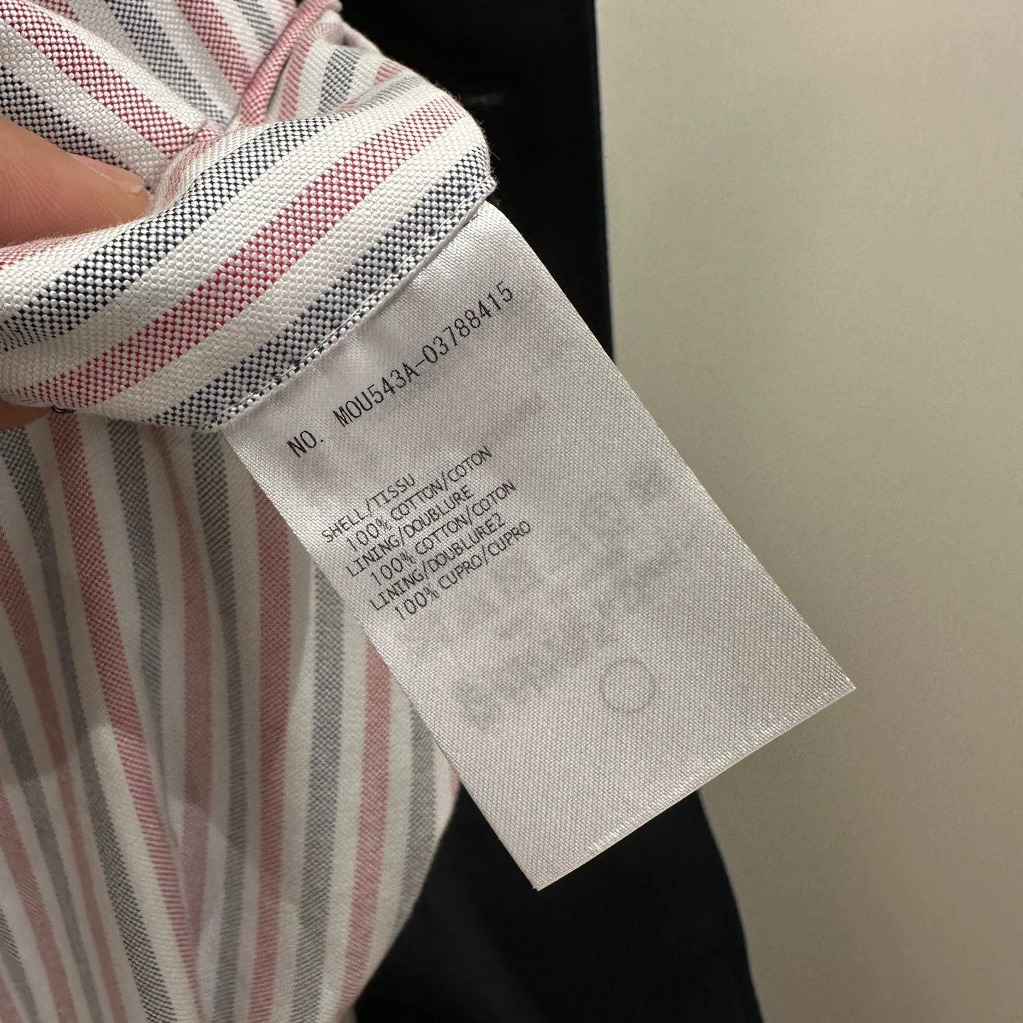 Thom Browne Thom Browne 4-Bar Long Cotton Blazer 4 Size S / US 4 / IT 40 - 4 Thumbnail