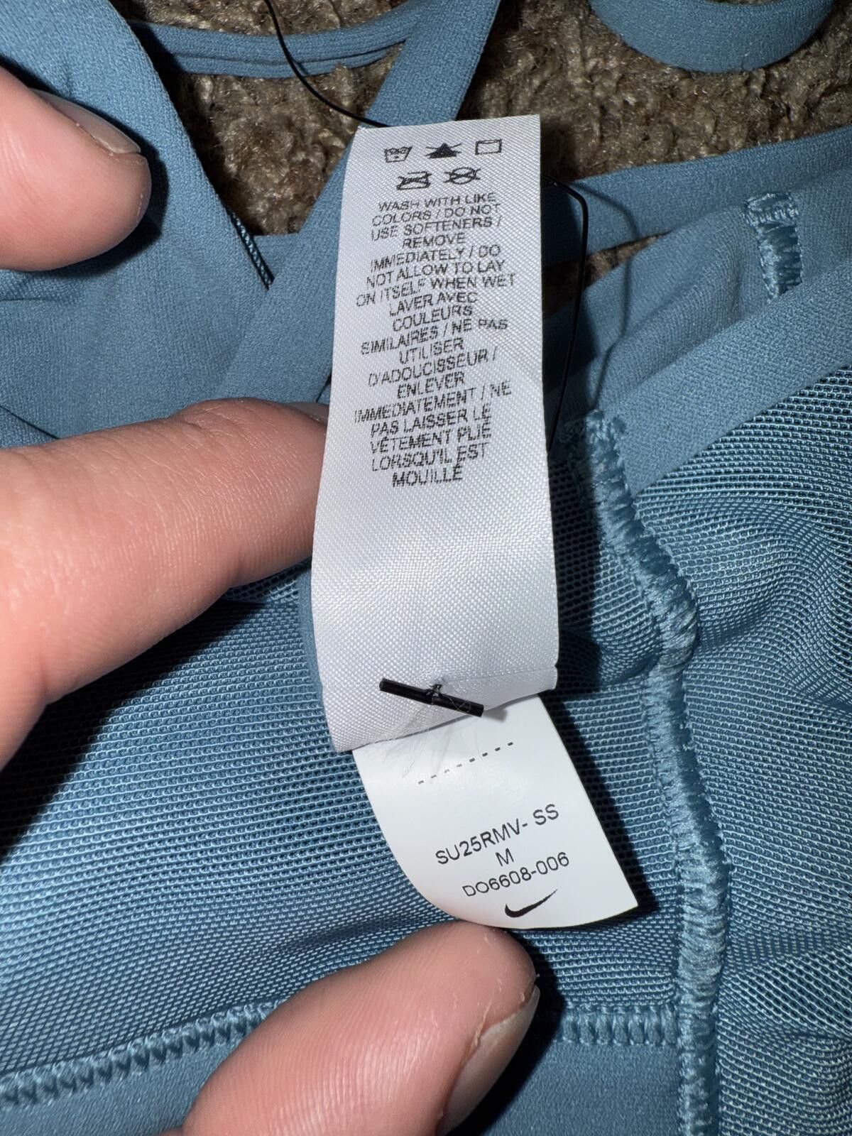 Nike Nike Zenvy Strappy Light- Support Padded Sports Bra Sample Size ONE SIZE - 5 Thumbnail