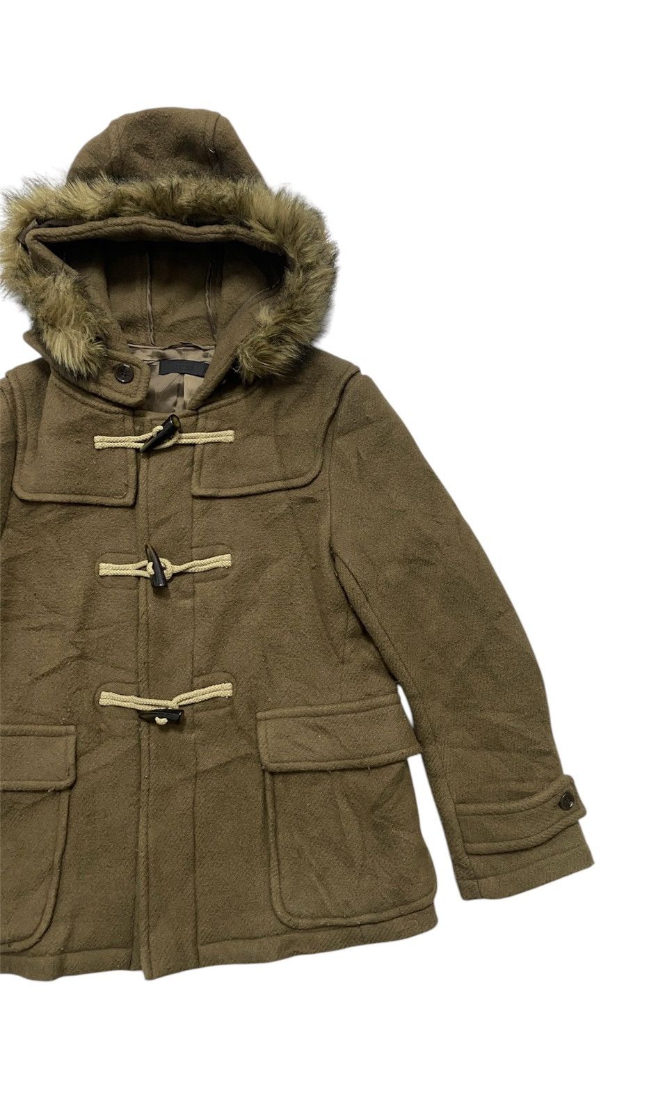 If Six Was Nine × Uniqlo Uniqlo Wool Mink Fur Coat Hoodie Size US XL / EU 56 / 4 - 2 Thumbnail