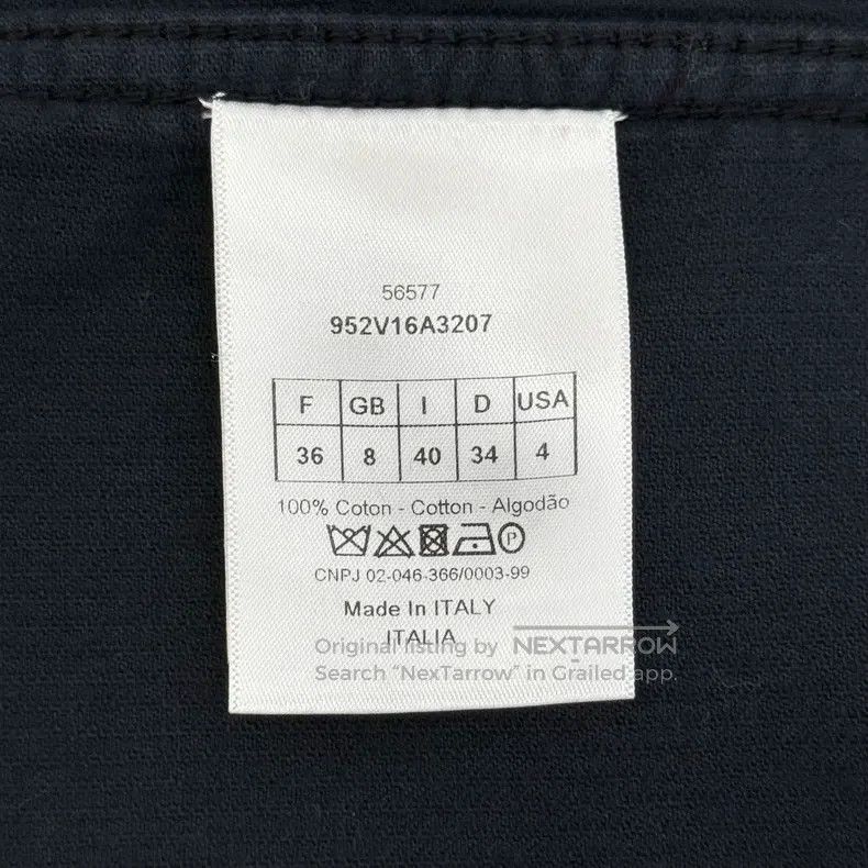 Dior Dior Dark blue bee logo corduroy jacket Size XS / US 0-2 / IT 36-38 - 6 Thumbnail