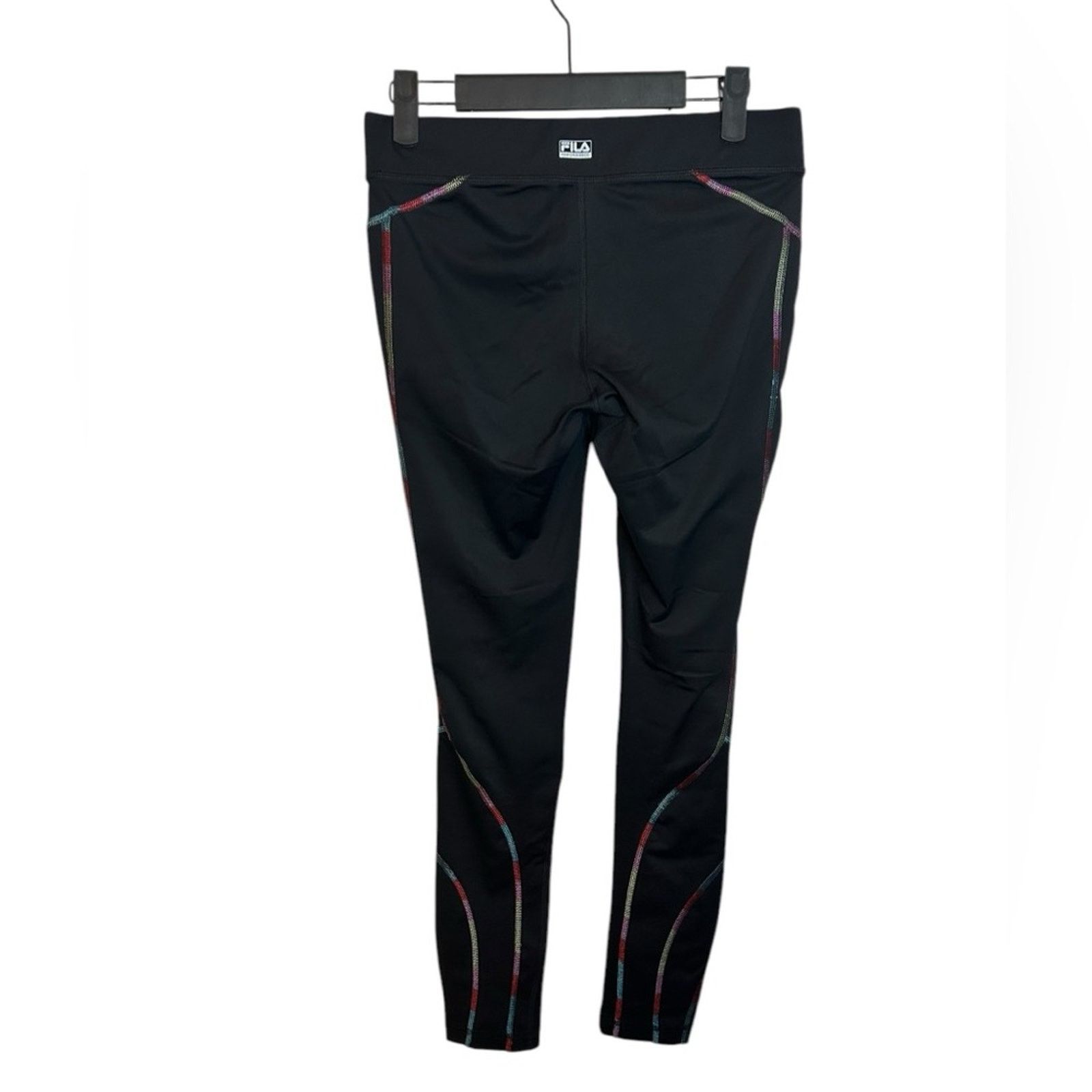 Fila Fila Sport Rainbow Knit Compression Leggings Size 26" / US 2 / IT 38 - 2 Thumbnail