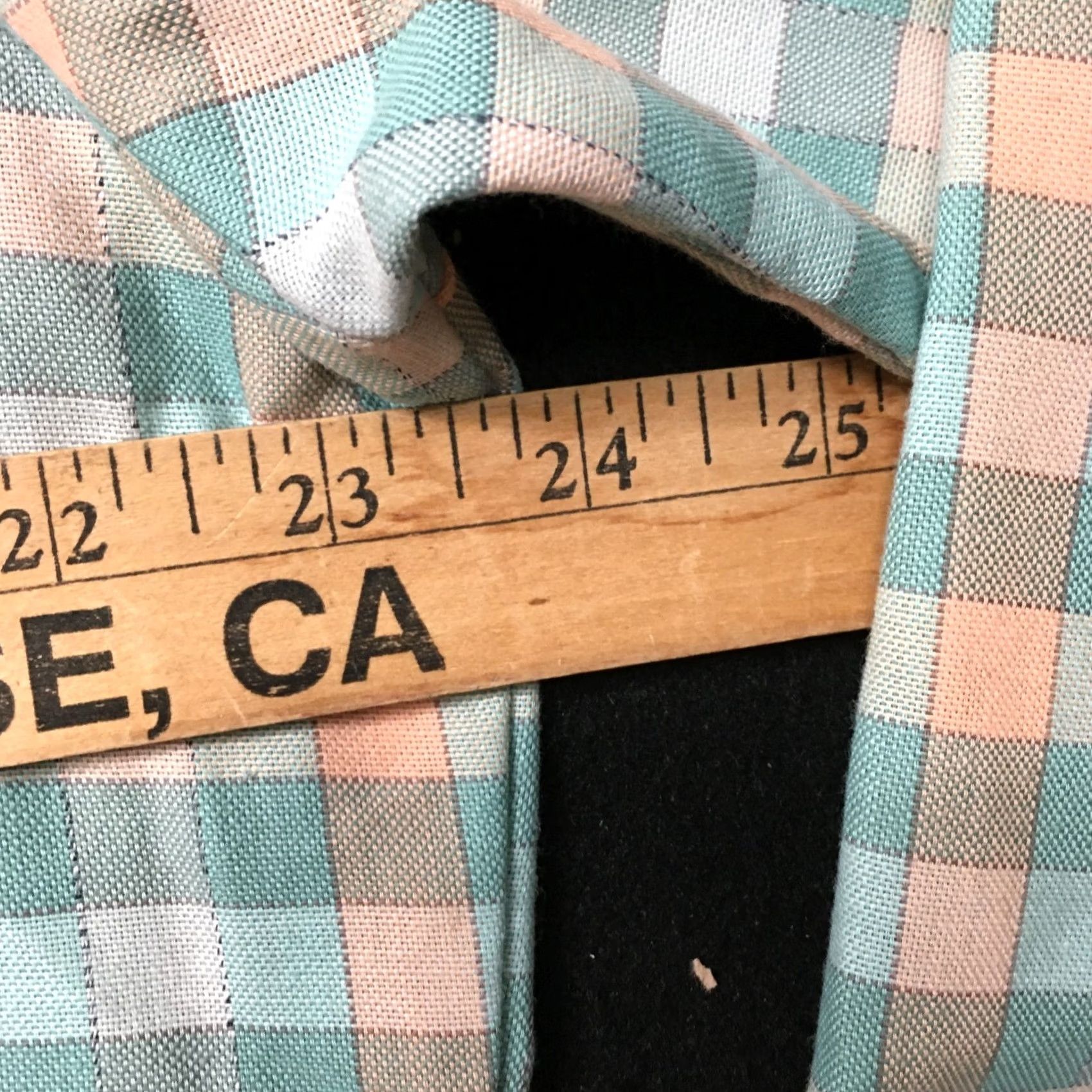 Vintage VINTAGE Par Four Button Up Shirt Long Sleeve Plaid Checkered large green Mens Size US L / EU 52-54 / 3 - 7 Thumbnail