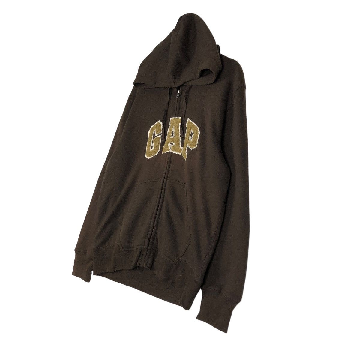 Japanese Brand 🔥VINTAGE ZIPPER JACKET GAP BIG LOGO SPELL OUT HOODIE Size US XL / EU 56 / 4 - 4 Thumbnail