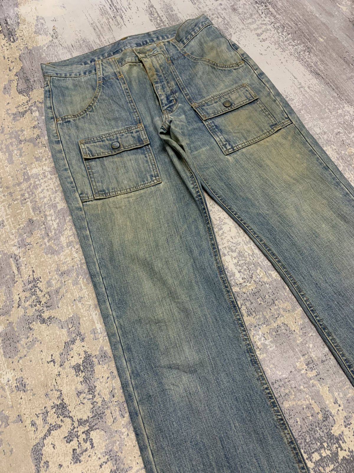 If Six Was Nine Vintage mud wash japanese Uniqlo bush pant jeans 32x32 Size US 32 / EU 48 - 2 Thumbnail