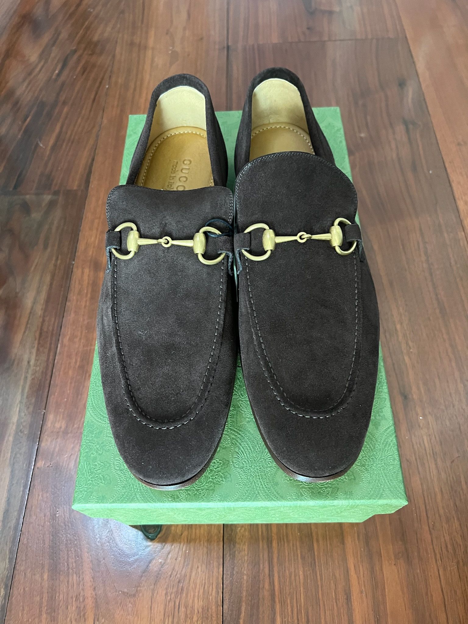 Gucci Men's Jordaan Moc Suede Size US 10 / EU 43 - 3 Thumbnail