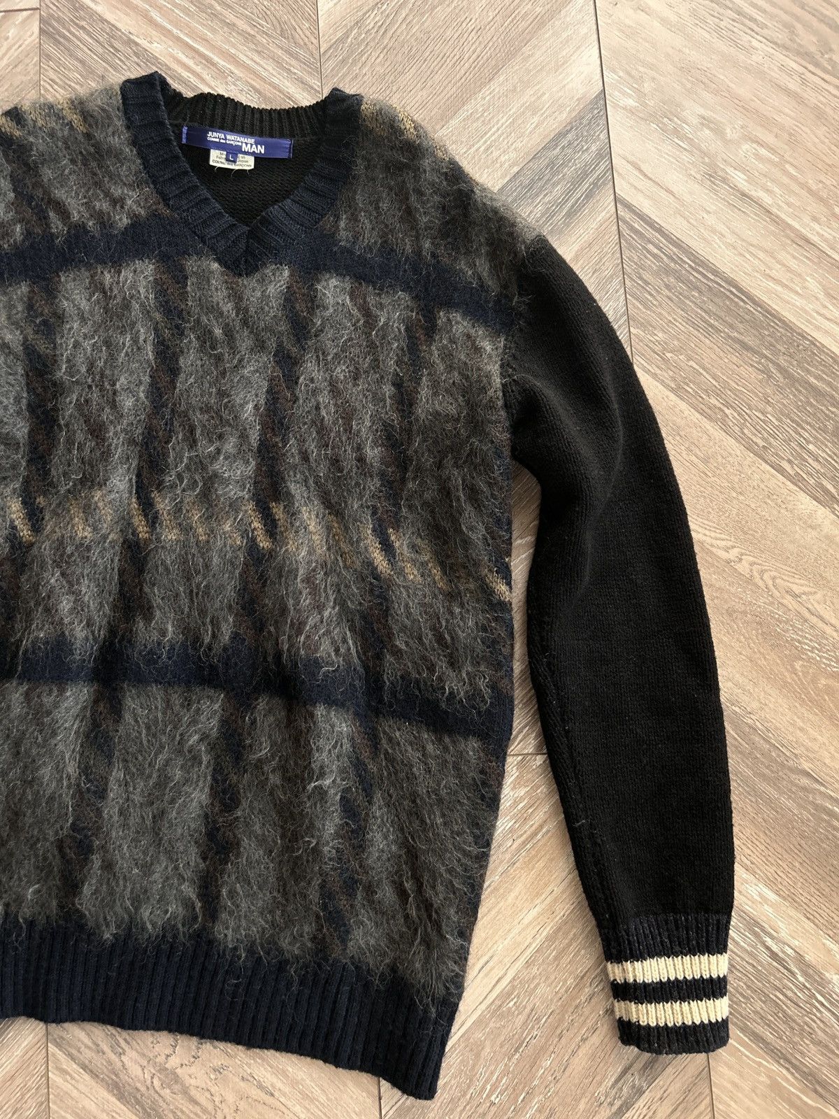 Comme des Garcons Homme Plus Rare Junya Watanabe MAN by Comme des Garçons mohair sweater Size US M / EU 48-50 / 2 - 2 Thumbnail