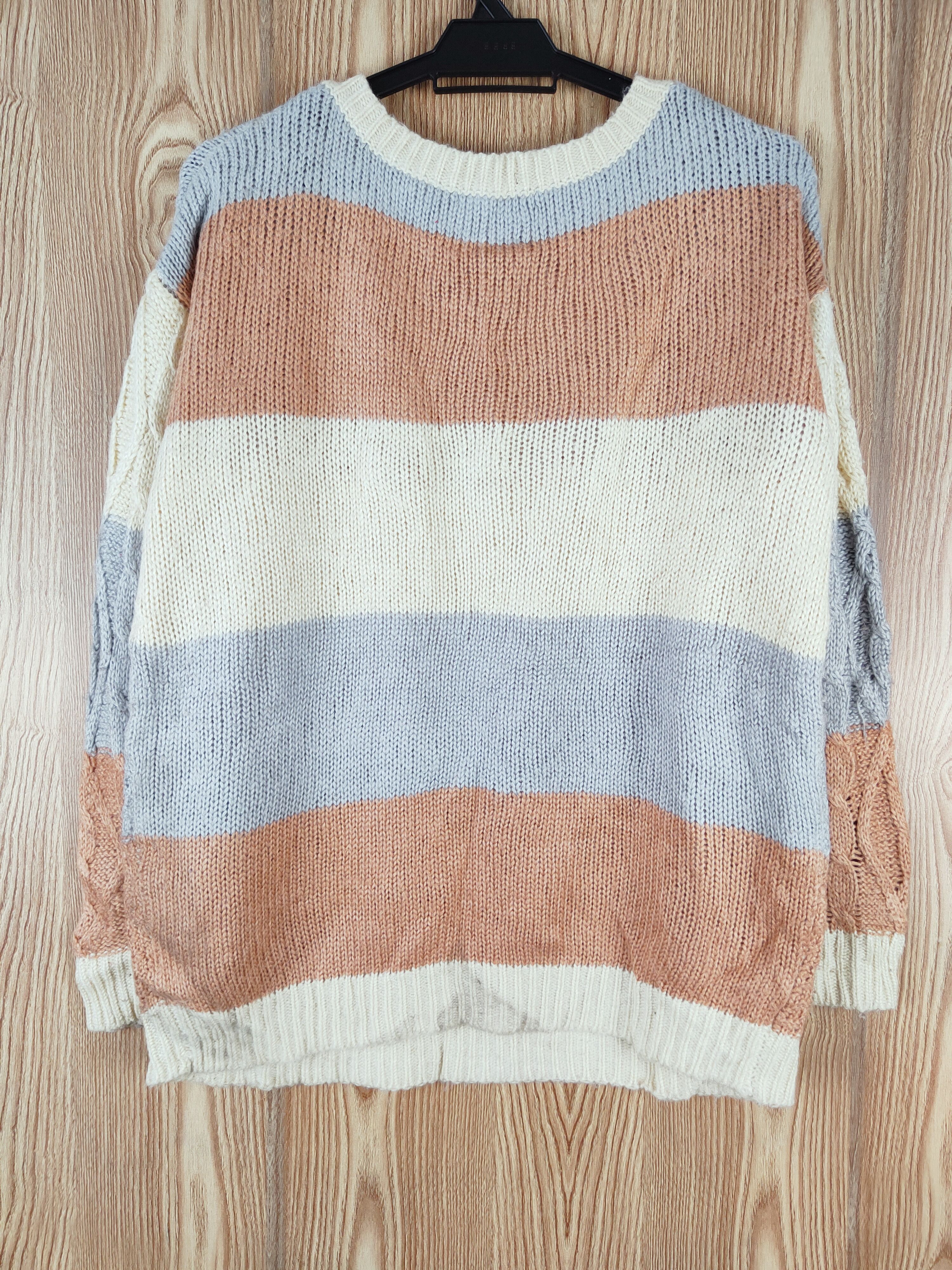 Homespun Knitwear Ingni Cream Knitwear Sweatshirts #W156 Size US M / EU 48-50 / 2 - 7 Thumbnail