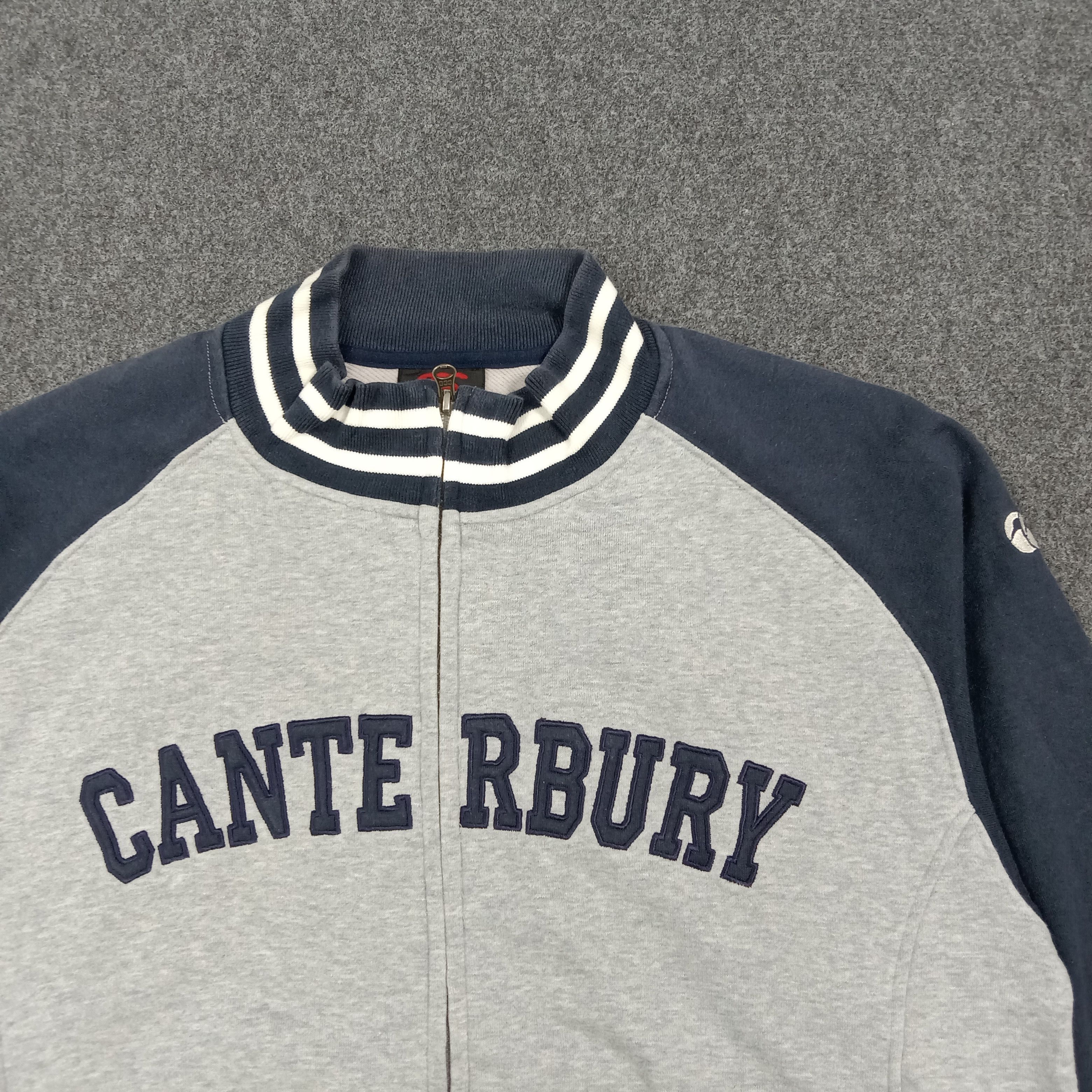 Canterbury of New Zealand Canterbury Spell Out Raglan Zip Sweatshirt C271N15 Size US L / EU 52-54 / 3 - 2 Thumbnail