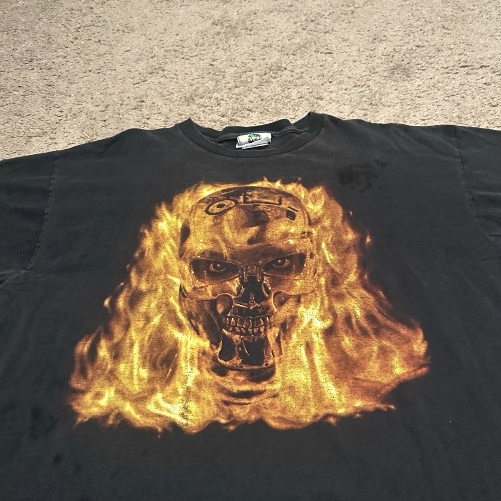 Vintage VINTAGE Universal Studios Florida Terminator 2-3D Shirt Mens XL Black 90s Promo Size US XL / EU 56 / 4 - 3 Thumbnail