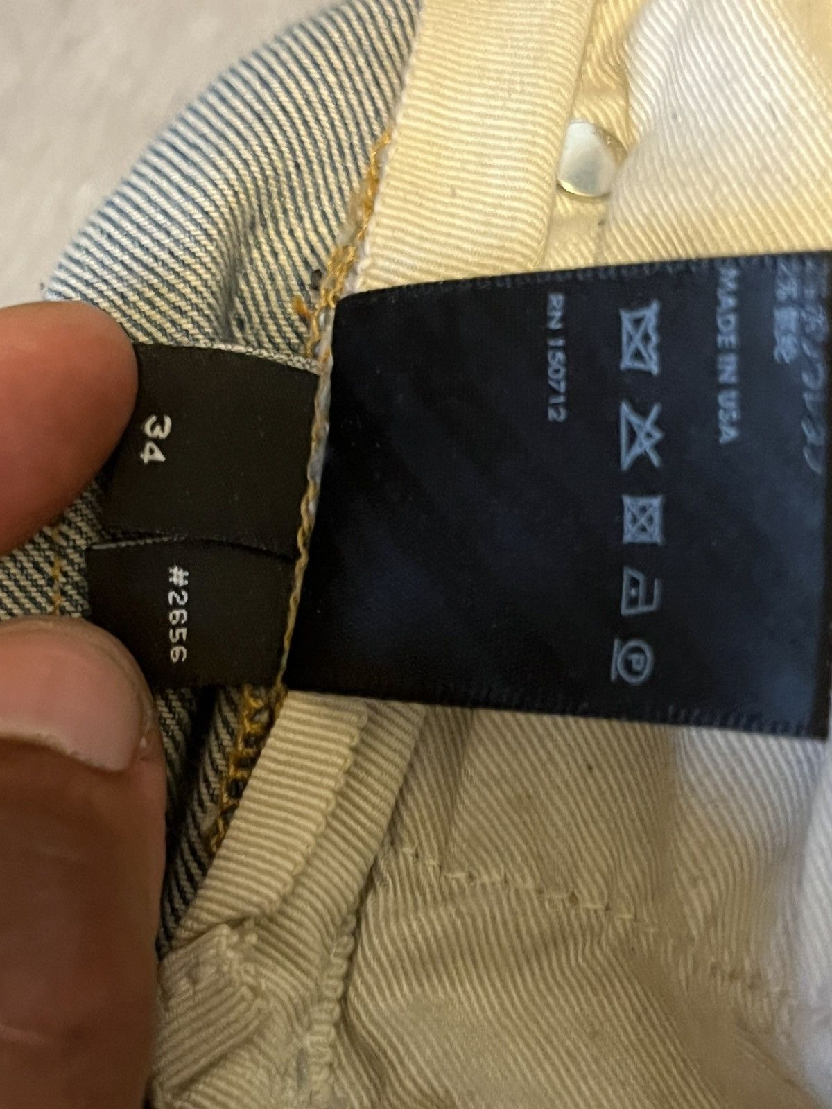 Amiri Amiri Size US 34 / EU 50 - 14 Thumbnail