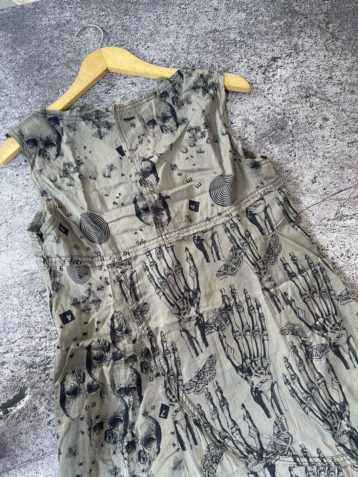 Hysteric Glamour HYSTERIC GLAMOUR SNAKE SKULL SLEEVESS DRES Size M / US 6-8 / IT 42-44 - 3 Thumbnail