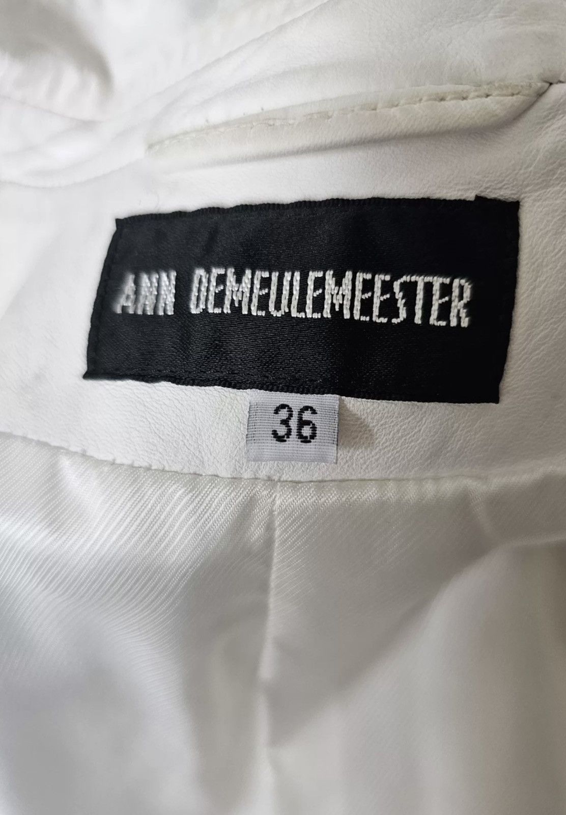 Ann Demeulemeester Ann demeulemeester leather coats, jackets Size XS / US 0-2 / IT 36-38 - 8 Thumbnail