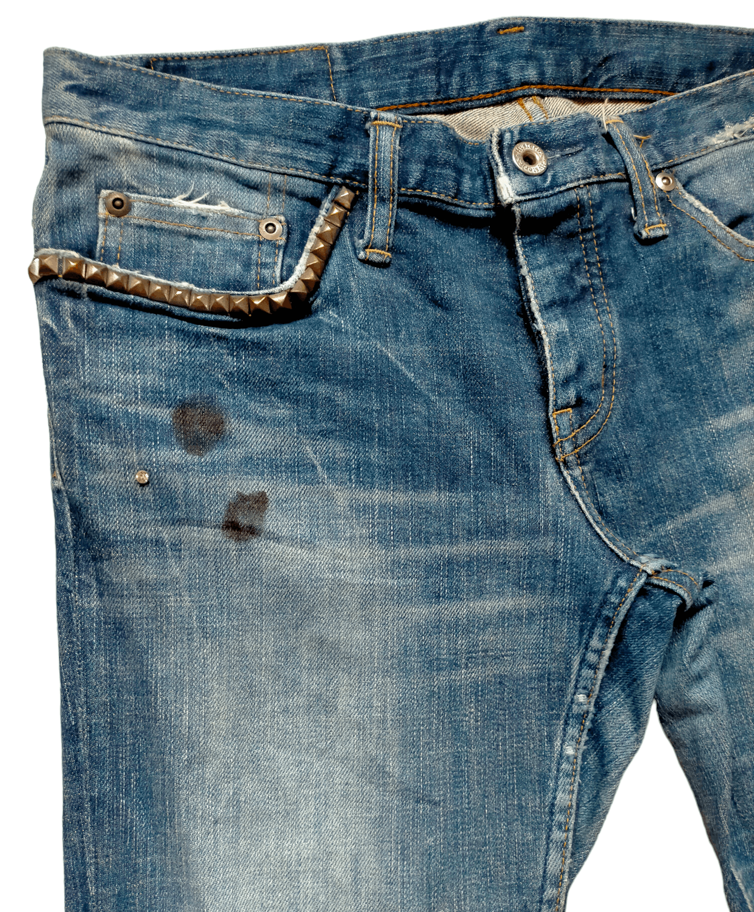 Hysteric Glamour Skinny Jeans Hysteric Glamour strecth Distress Low rise Size US 31 - 3 Thumbnail