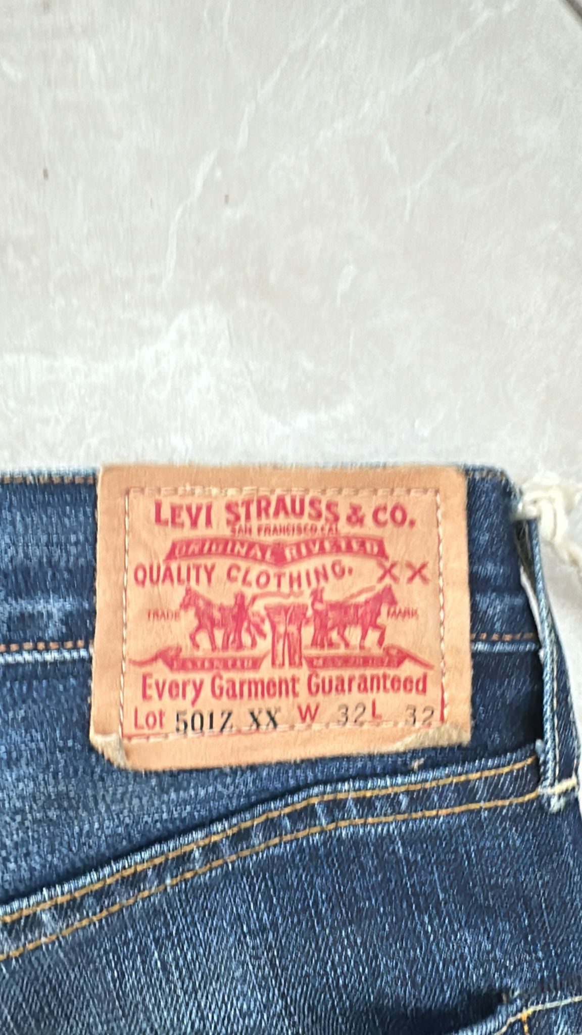 Levi's Vintage Clothing LVC Levi's Vintage Clothing 19?? 501Z XX BigE Selvedge Jeans Size US 32 / EU 48 - 11 Thumbnail