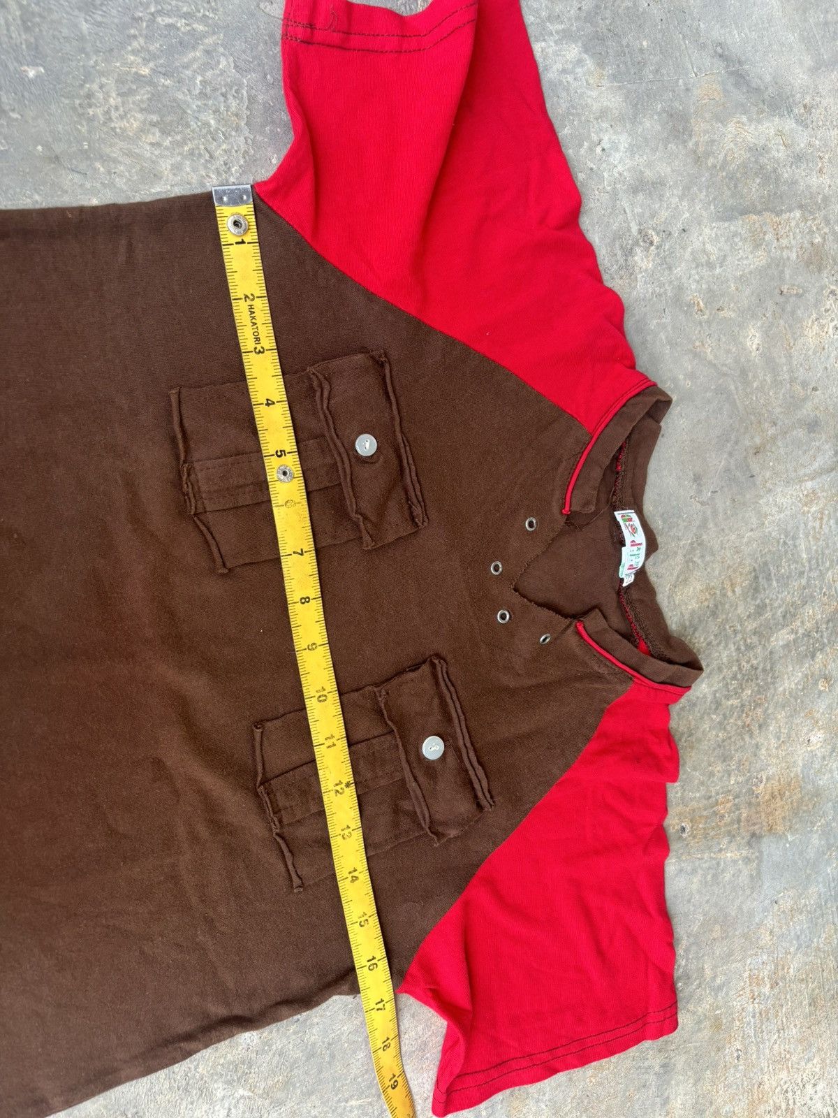 Hysteric Glamour Y2k Double Pocket Ifsix Punk Style Tshirt Size US M / EU 48-50 / 2 - 10 Thumbnail