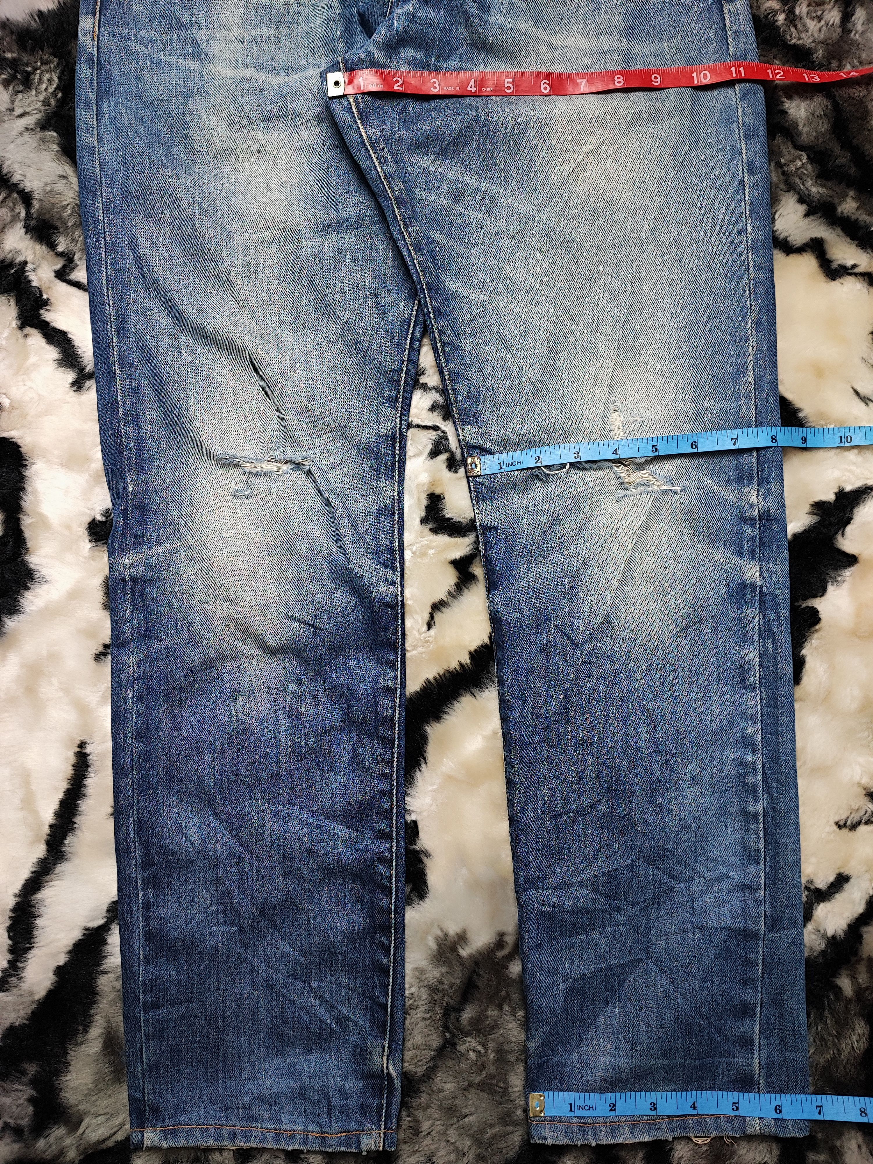 G-Star G Star Raw Jean Distress Stone Wash Size US 31 - 19 Thumbnail
