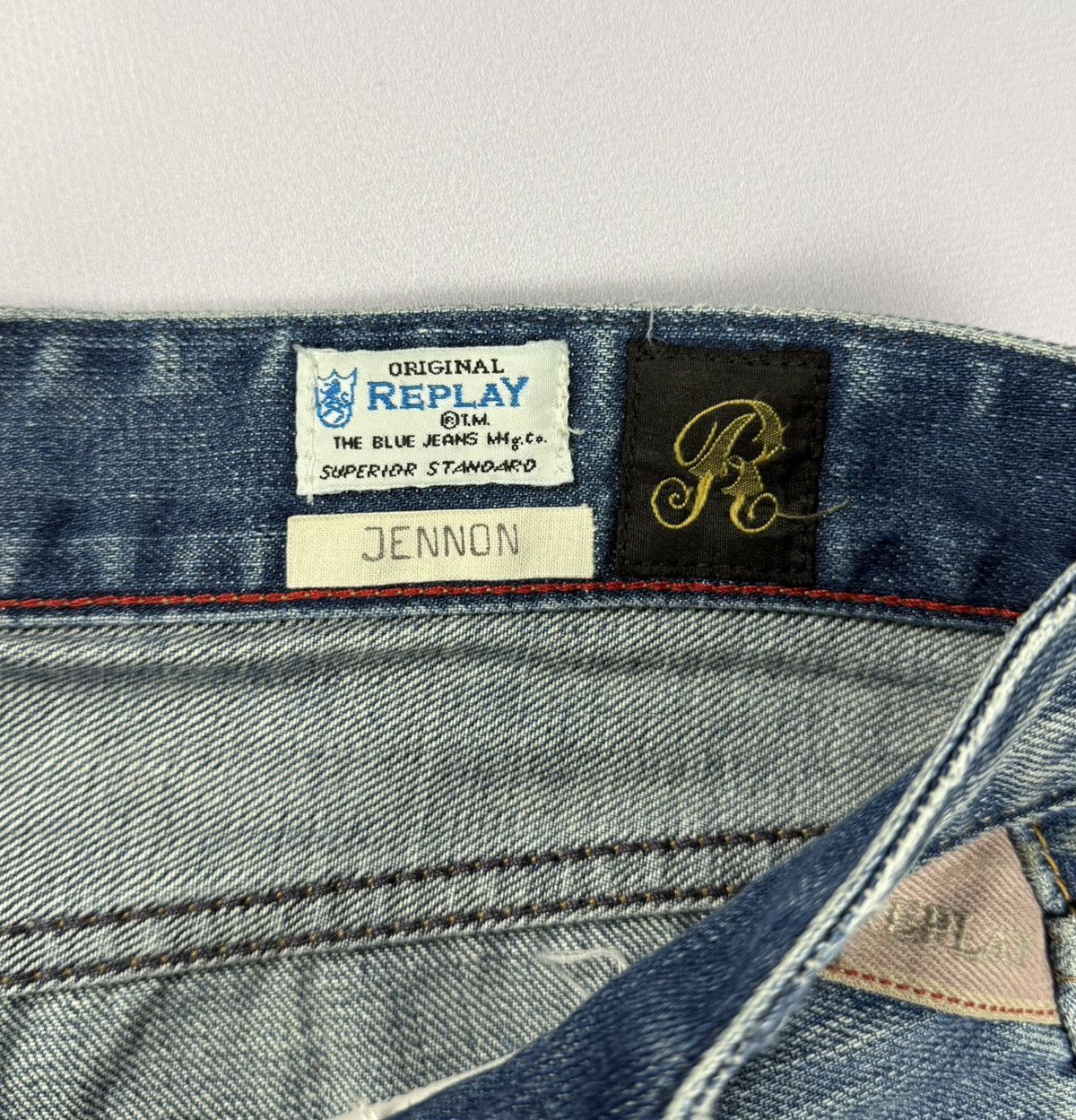 Japanese Brand Vintage Replay Distressed Jeans Denim Size US 32 / EU 48 - 11 Thumbnail