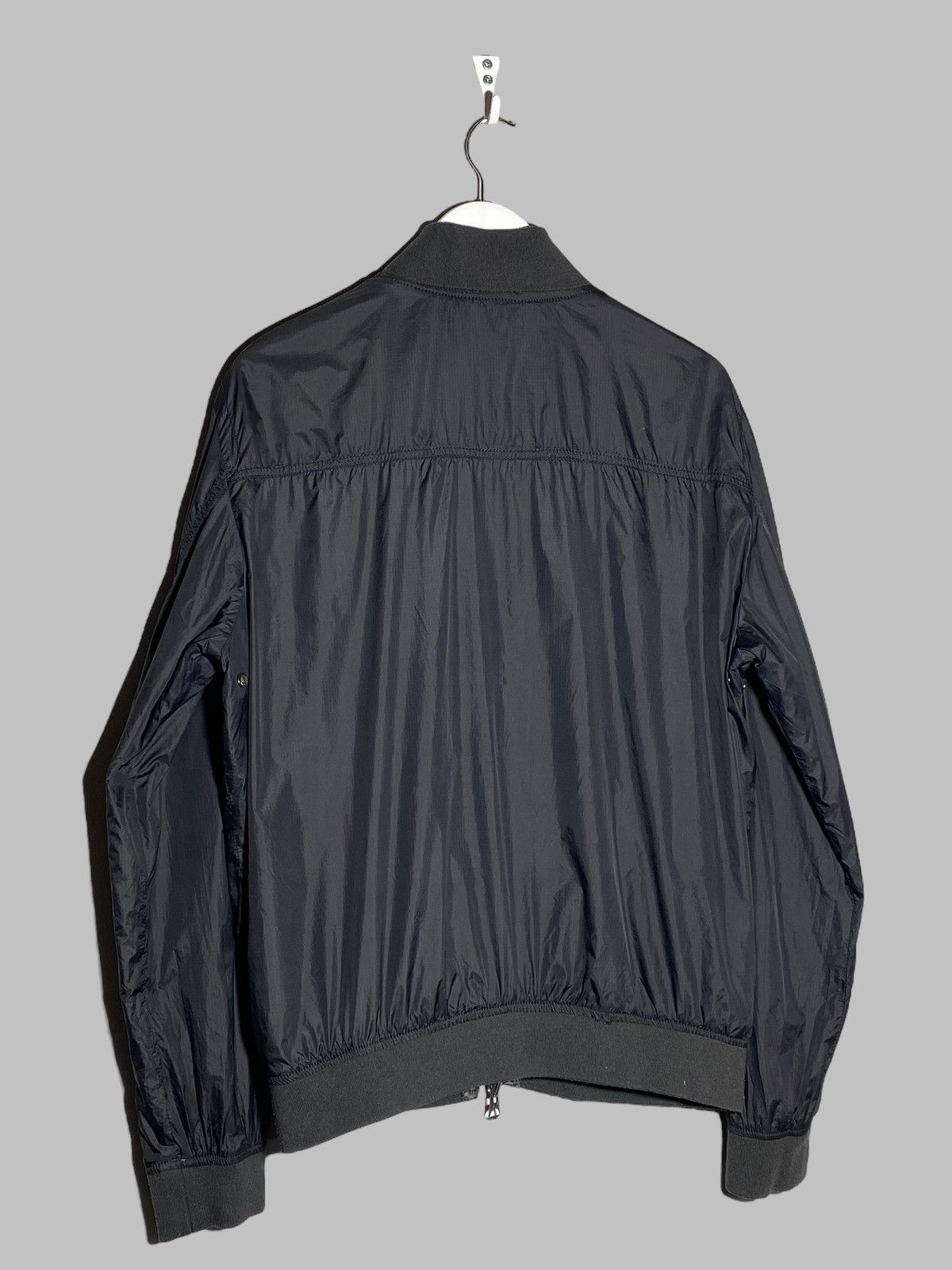 Armani 🔥 Y2K ARMANI JEANS REVERSIBLE NYLON BOMBER MILANO FLEX Size US L / EU 52-54 / 3 - 12 Thumbnail