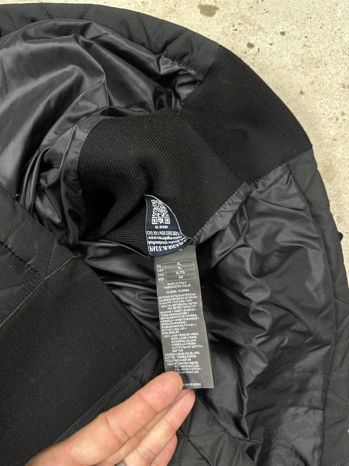 Paul & Shark Paul & Shark Hybrid Wool Jacket Leather Trims Quilted Size US XL / EU 56 / 4 - 10 Thumbnail