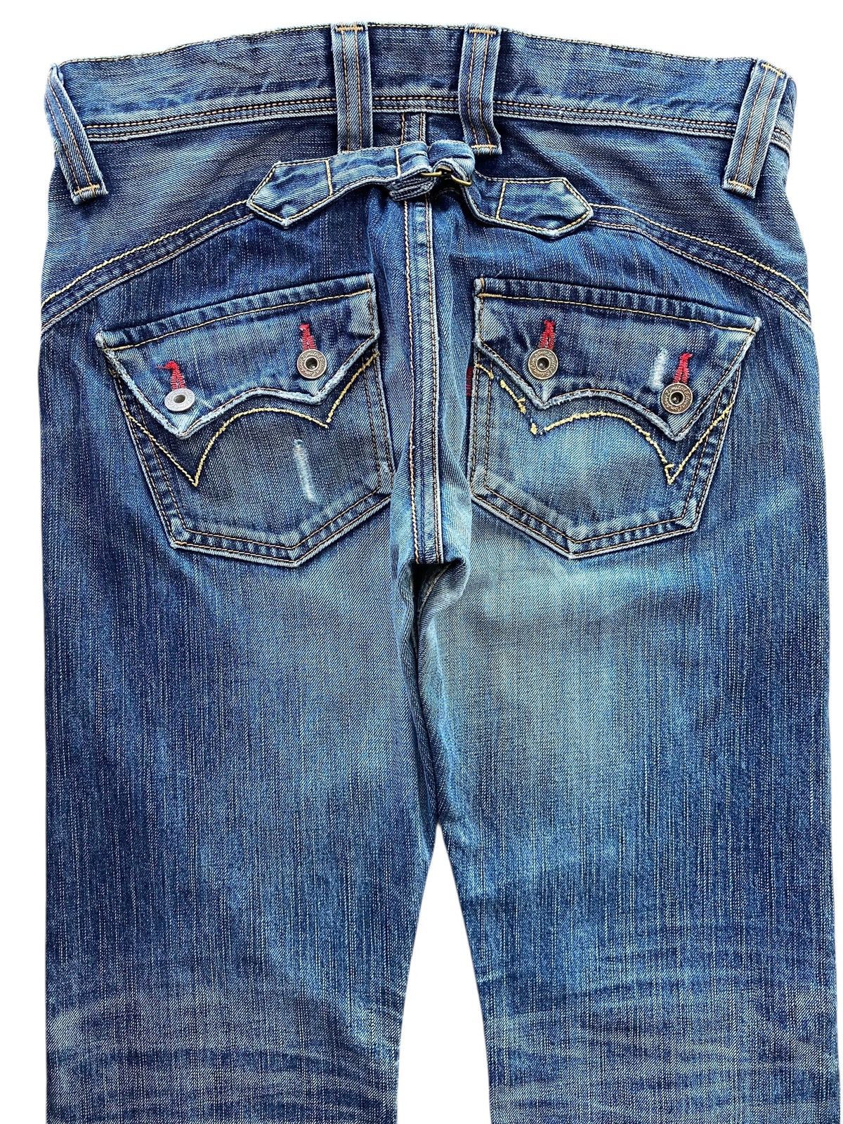 Edwin Edwin Light Blue Wash Style Straight Leg Jeans Size US 31 - 4 Thumbnail