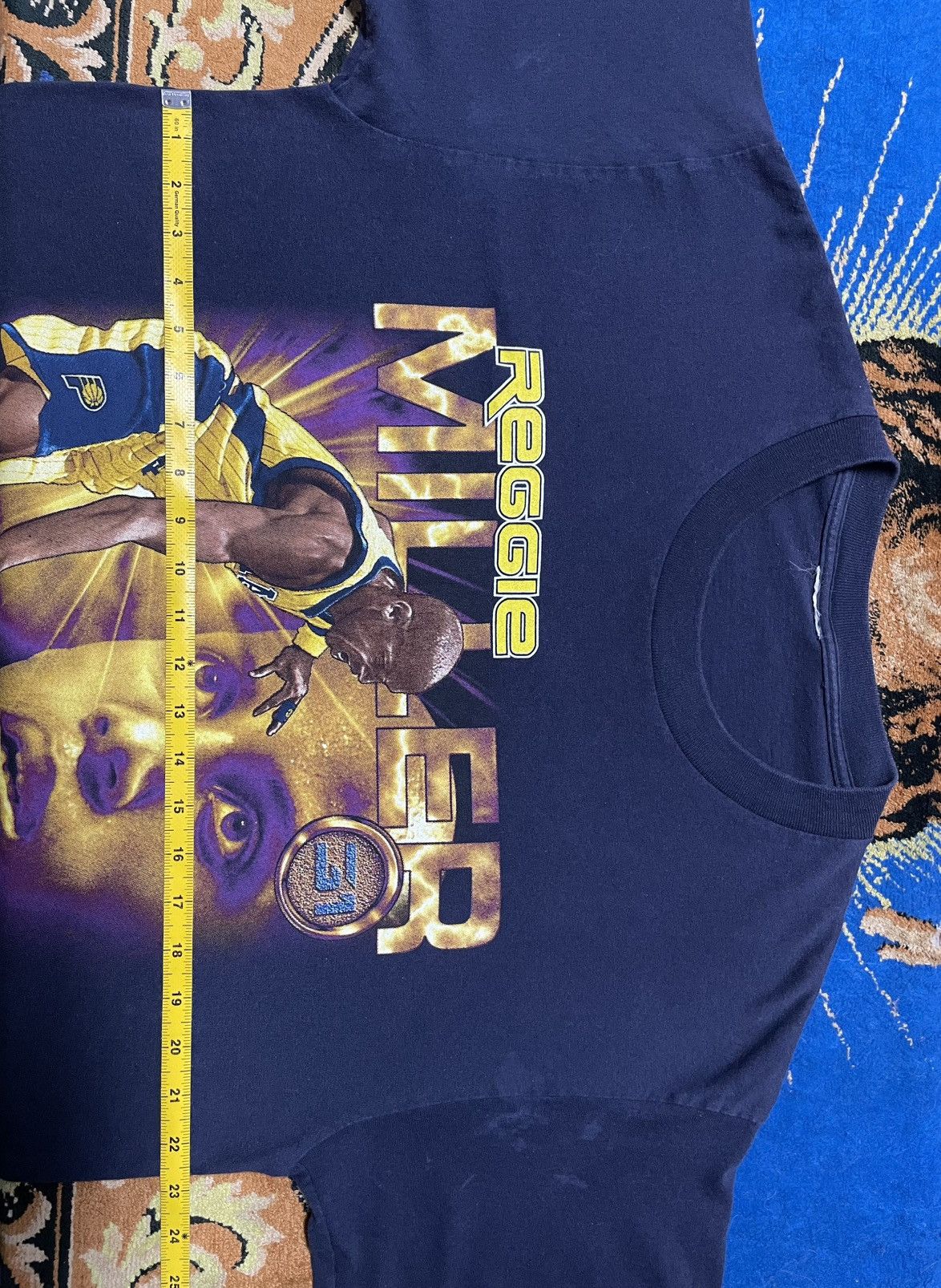 NBA Vintage Reggie Miller Coin T-Shirt. Size US L / EU 52-54 / 3 - 9 Thumbnail
