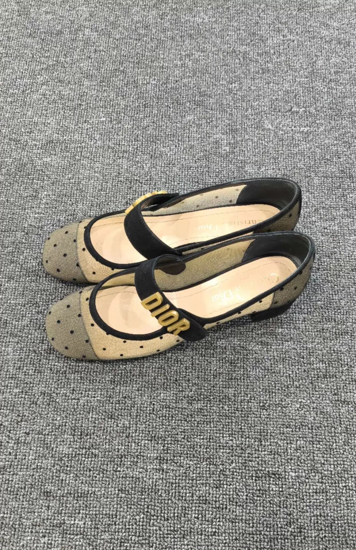 Dior Dior Black Tulle Mary Jane Shoes Women's 35 Size US 4.5 / IT 34.5 - 1 Thumbnail