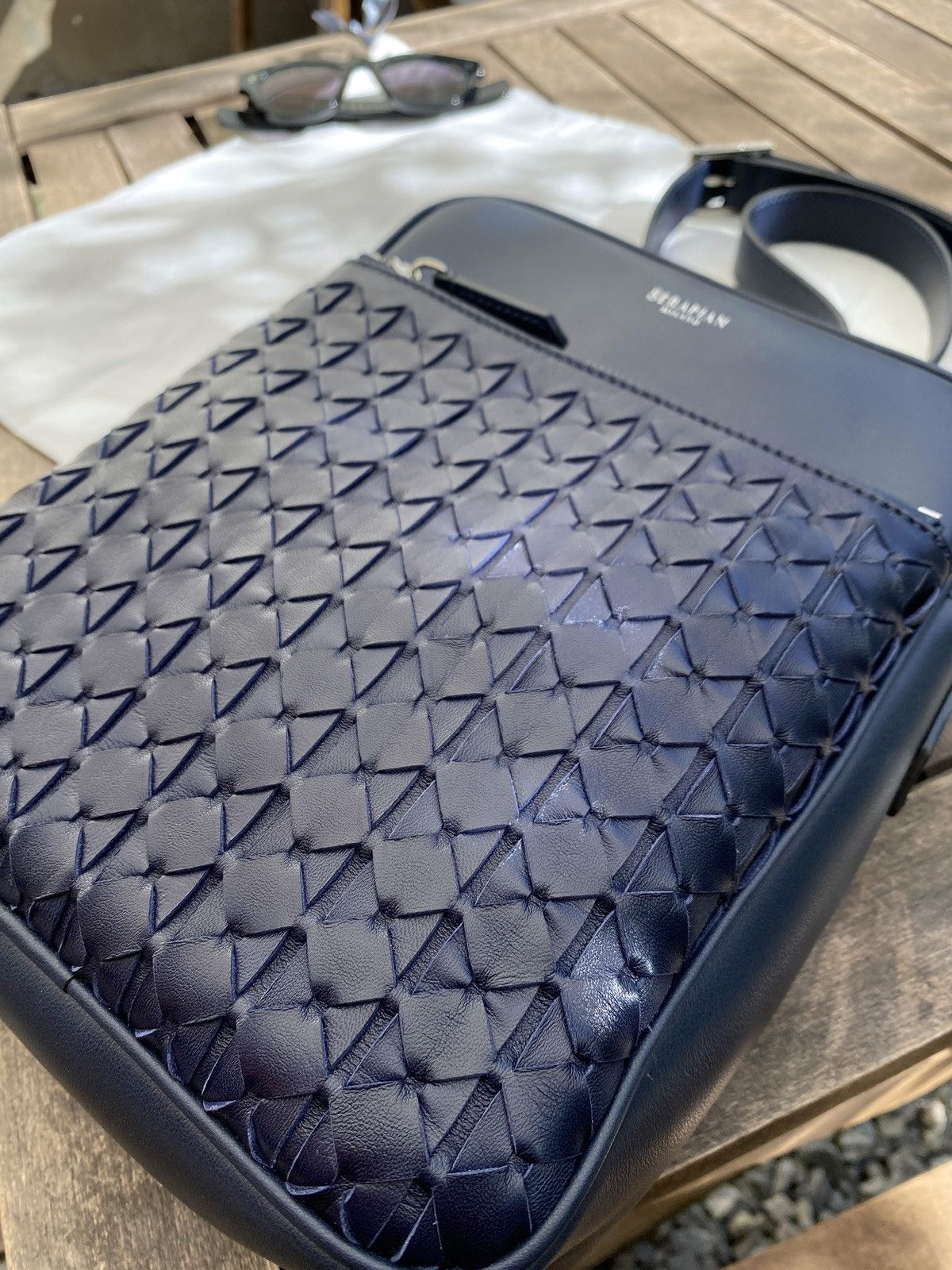 Designer × Serapian Milano Serapian Milano Messenger in Mosaico Weawing Leather Bag Size ONE SIZE - 13 Thumbnail