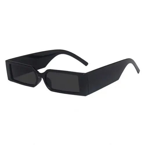 Designer Retro Style Square Frame Glasses Size ONE SIZE - 2 Thumbnail