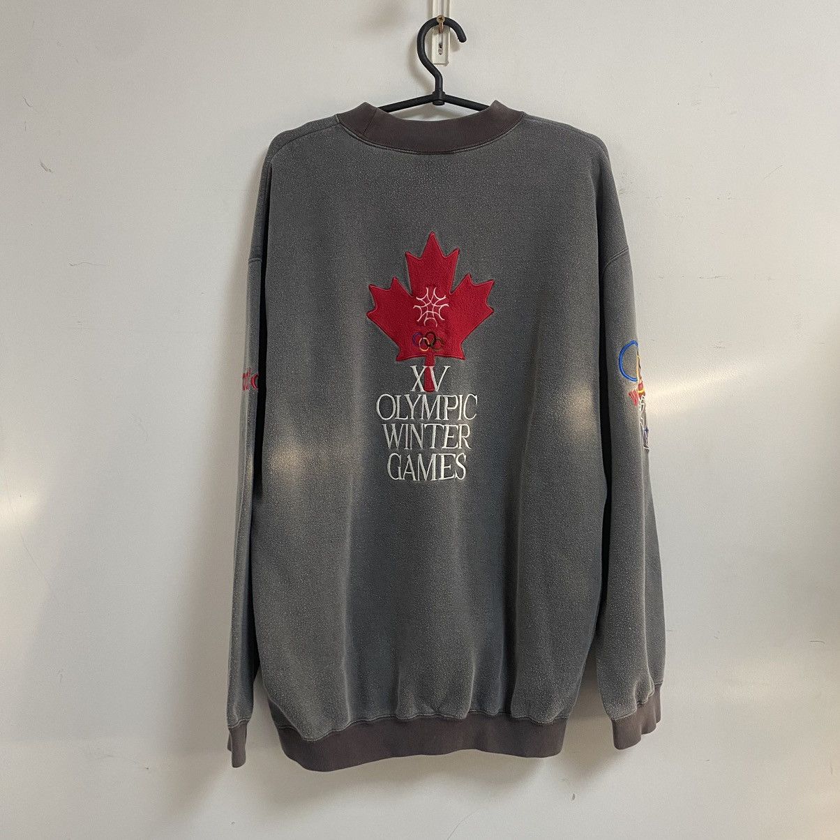 Adidas Vintage sweatshirt adidas Olympic winter Size US S / EU 44-46 / 1 - 9 Thumbnail