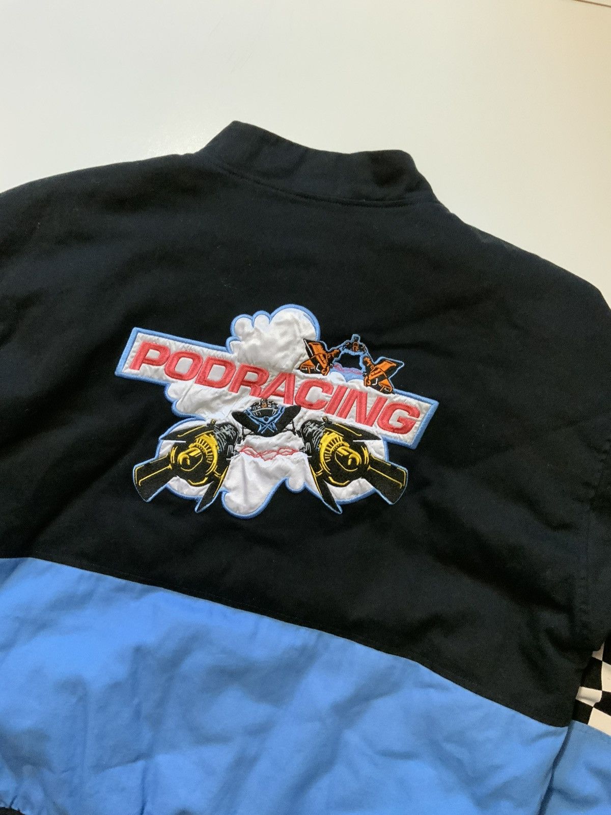 Star Wars Star Wars Pod Racing BoxLunch Anakin Checkered Bomber Jacket Size US XXL / EU 58 / 5 - 4 Thumbnail