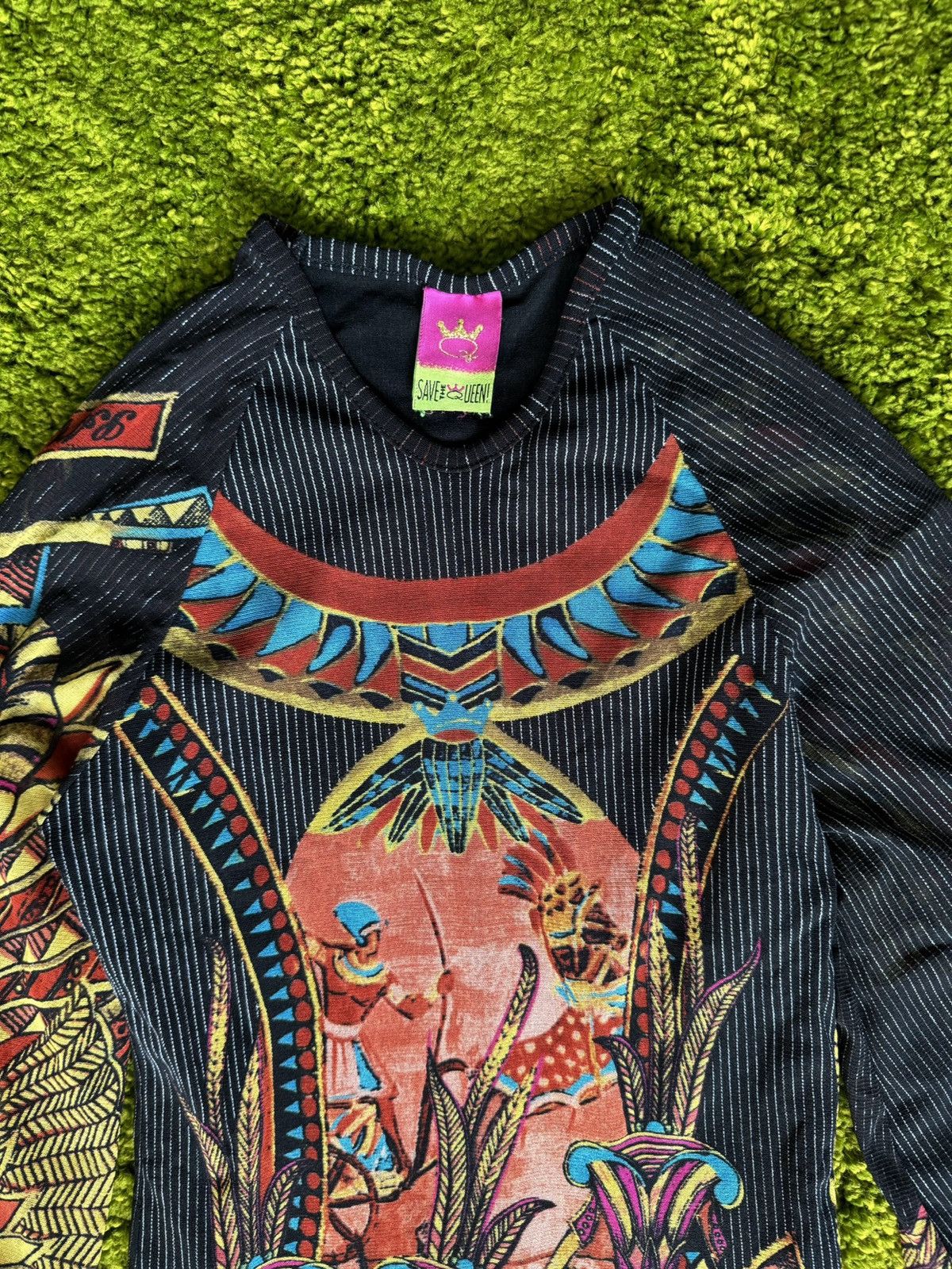 Vintage Save the Queen vintage Y2K mesh puff sleeve longsleeve Size M / US 6-8 / IT 42-44 - 2 Thumbnail